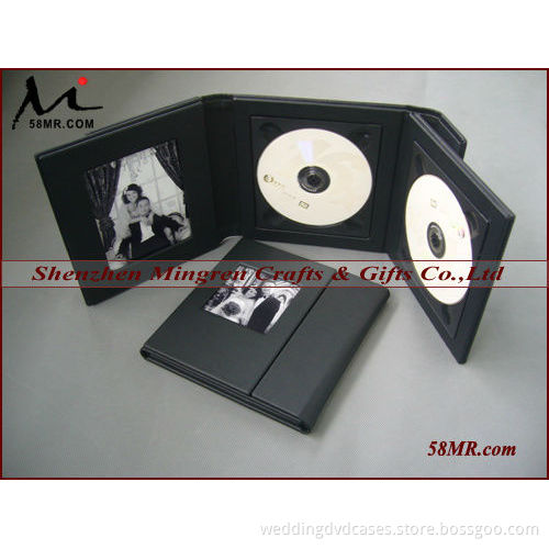 Wedding cd cover,Leather dvd cover,1Picture 2Disc